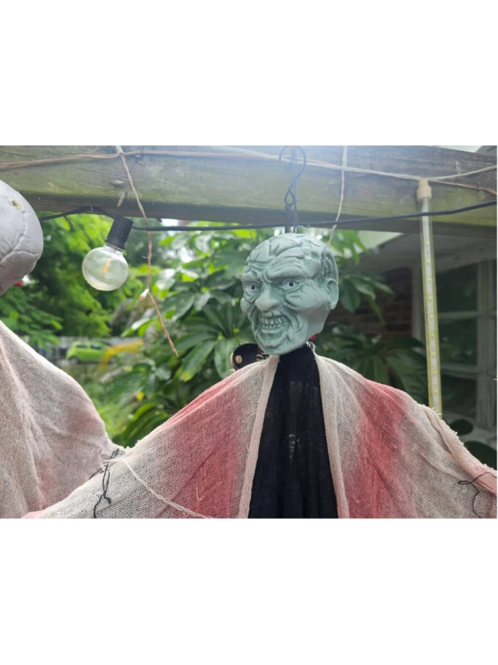 Vintage Halloween Hanging Ghoul & Grim Reaper Decor